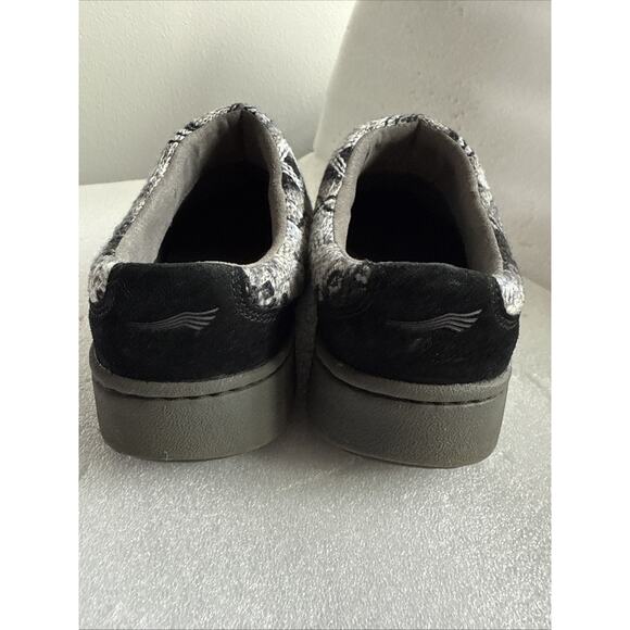 Dansko Shoe Clog Womens Us 8.5 Comfort Work Black Velvet Woven Print Size 39 - Picture 14 of 14